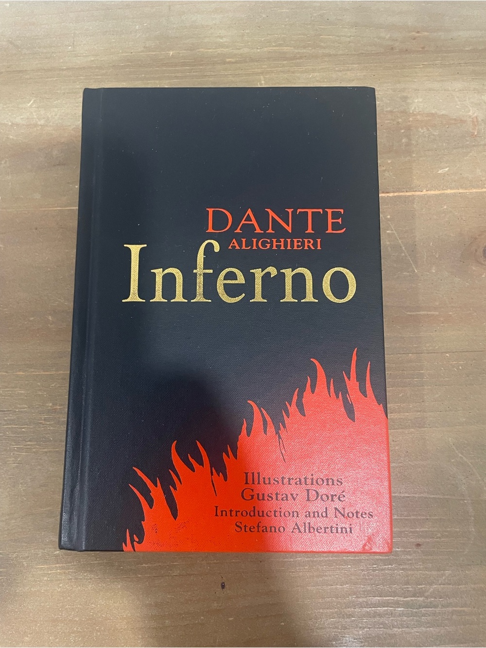 Inferno by Dante Alighieri — Black and Red Hardcover Art Edition Book